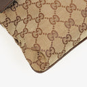 Gucci GG Canvas Double Pocket Web Messenger Bag