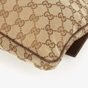 Gucci GG Canvas Double Pocket Web Messenger Bag