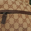 Gucci GG Canvas Double Pocket Web Messenger Bag