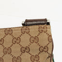 Gucci GG Canvas Double Pocket Web Messenger Bag
