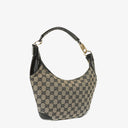 Gucci GG Canvas Handle Ring Hobo Bag