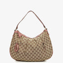 Gucci GG Canvas Medium Sukey Shoulder Hobo Bag