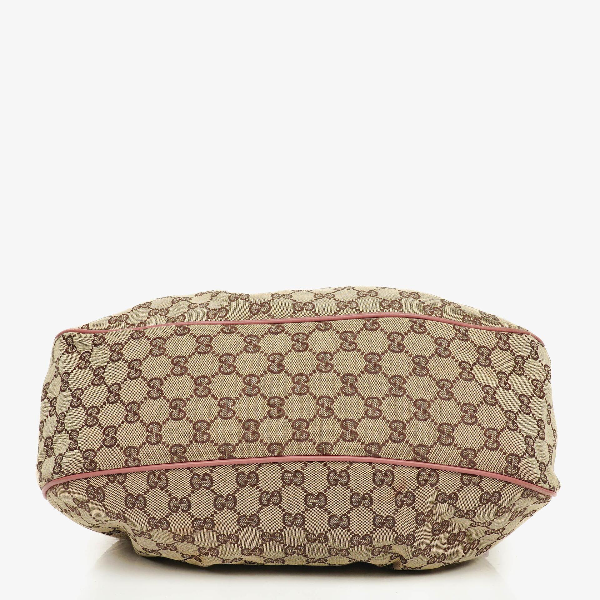 Gucci GG Canvas Medium Sukey Shoulder Hobo Bag