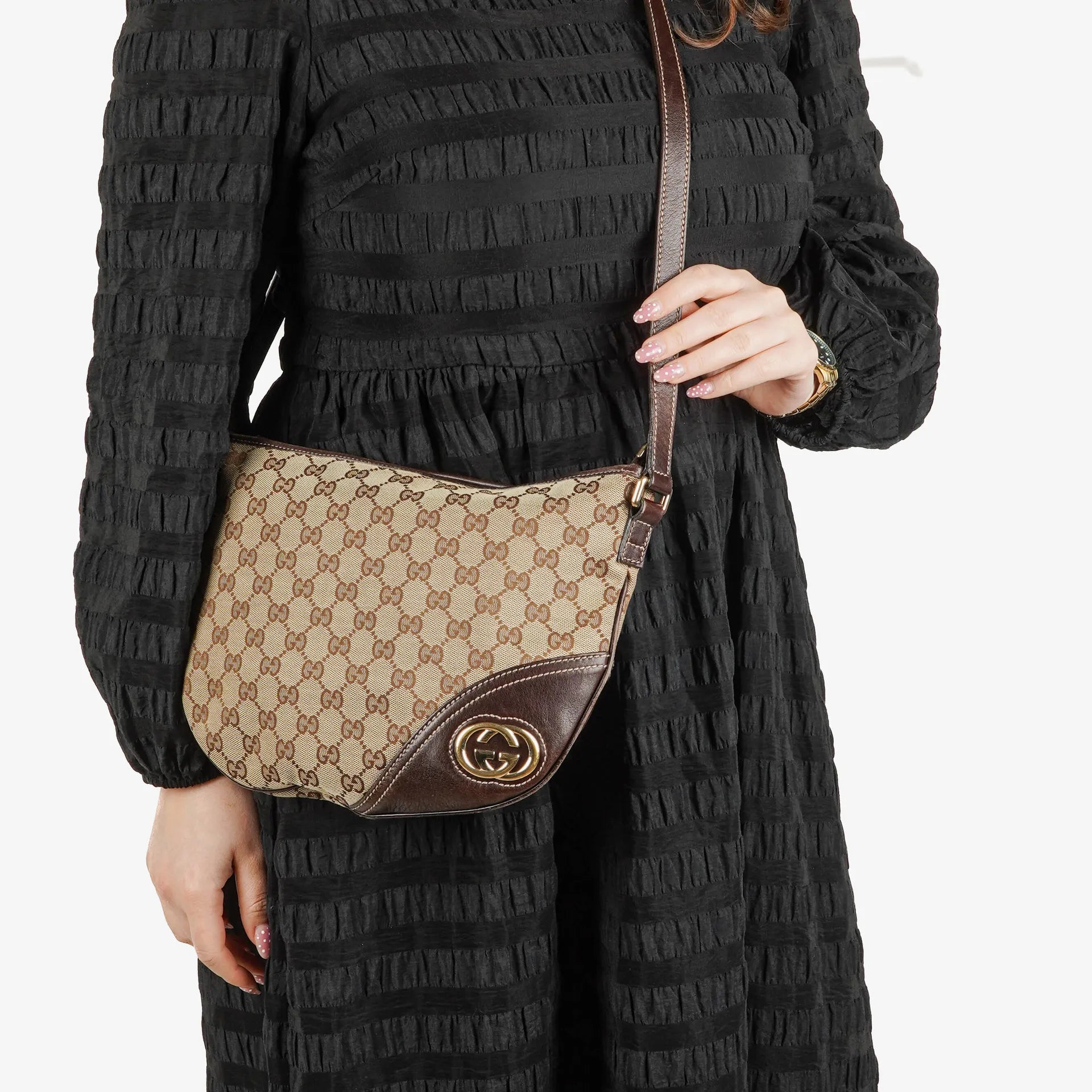 Gucci GG Canvas Shoulder Bag