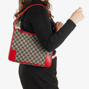 Gucci GG Canvas Shoulder Hobo Bag