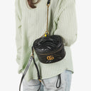 Gucci GG Marmont Round Black Backpack