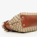 Gucci GG Monogram Canvas Beige/Brown Handbag