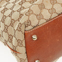 Gucci GG Monogram Canvas Beige/Brown Handbag