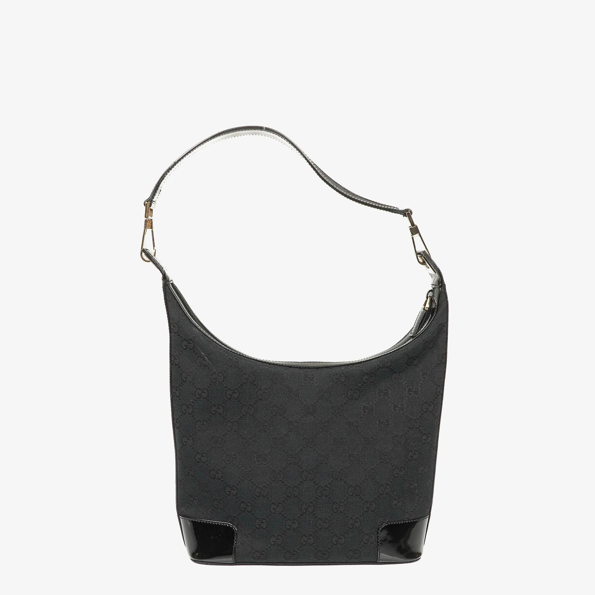 Gucci GG Navy Shoulder Hobo Bag