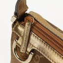 Gucci GG Satin Abbey D-ring Pochette Bag