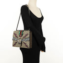 Gucci Dionysus GG Supreme Lightning Embroidered Medium Shoulder Bag