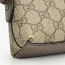 Gucci GG Supreme Monogram Small Dome Ophidia Rounded Top Shoulder Bag