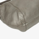 Gucci Grey Pebbled Calfskin Horsebit Hobo