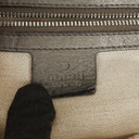 Gucci Grey Pebbled Calfskin Horsebit Hobo