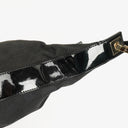 Gucci Hobo Shoulder Bag in GG Canvas and Patent Leather Black