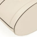 Gucci Horsebit 1955 Azalea Sakai Calfskin Mystic White Drawstring Bucket Bag