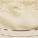 Gucci Horsebit 1955 Azalea Sakai Calfskin Mystic White Drawstring Bucket Bag