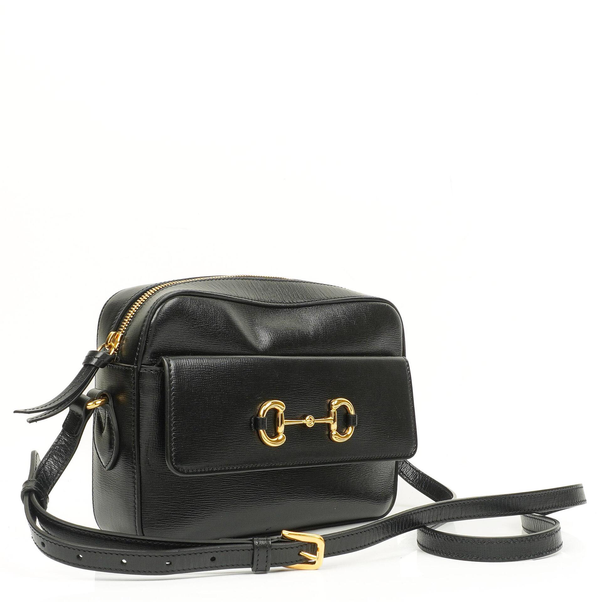 Gucci Horsebit 1955 Black Crossbody Bag