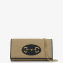 Gucci Horsebit 1955 Canvas Wallet on Chain