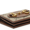 Gucci Horsebit 1955 GG Supreme Monogram Canvas Card Case Wallet