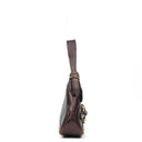 Gucci Horsebit Flap Purple Leather Shoulder Bag