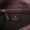 Gucci Horsebit Flap Purple Leather Shoulder Bag