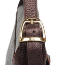 Gucci Horsebit Flap Purple Leather Shoulder Bag