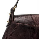 Gucci Horsebit Flap Purple Leather Shoulder Bag