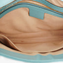 Gucci Jackie 1961 Light Blue Leather Small Shoulder Bag