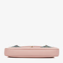 Gucci Jackie 1961 Limited Edition Pink/Blue Leather/Denim GG Floral Small Shoulder Bag