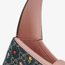 Gucci Jackie 1961 Limited Edition Pink/Blue Leather/Denim GG Floral Small Shoulder Bag