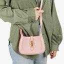 Gucci Jackie 1961 Pink Leather Mini