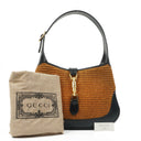 Gucci Jackie 1961 Small Straw and Leather Hobo bag 