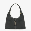 Gucci Jackie Balck Canvas Shoulder Bag