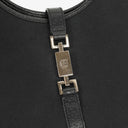 Gucci Jackie Balck Canvas Shoulder Bag
