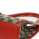 Gucci Jackie Bardot GG Canvas Shoulder Bag