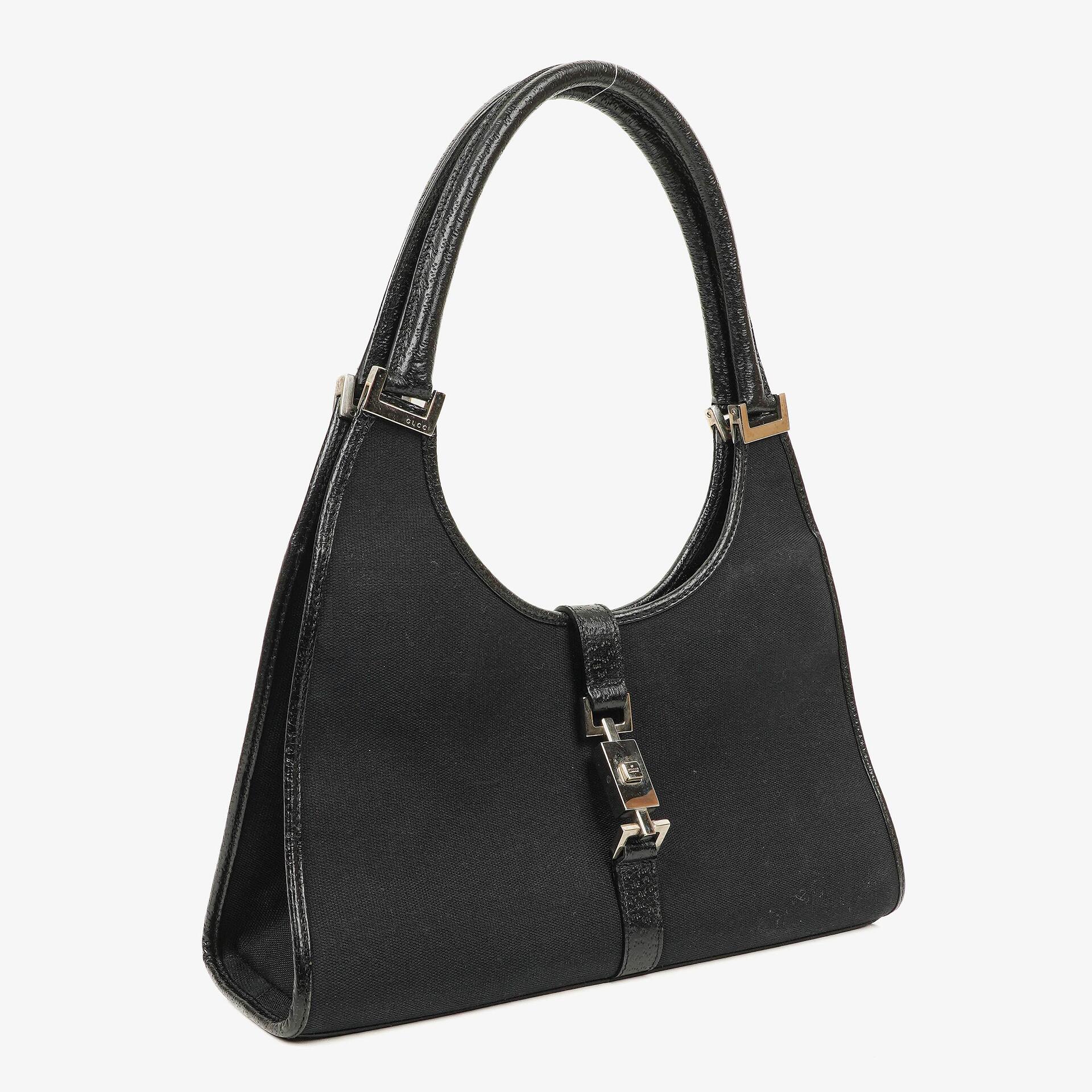 Gucci Jackie Bardot Vintage Black Handbag