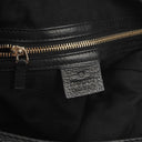 Gucci Jackie Black Leather Bamboo Tassel Large Hobo Bag