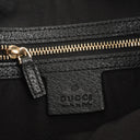Gucci Jackie Medium Vintage Shoulder Bag Black/Dark Navy GG Canvas And Leather