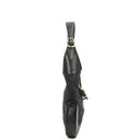 Gucci Jackie Medium Vintage Shoulder Bag Black/Dark Navy GG Canvas And Leather