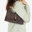 Gucci Jackie Purple GG Canvas Shoulder Bag