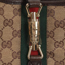 Gucci Jackie Small GG Brown Canvas And Leather Shoulder Bag