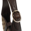 Gucci Jackie Small GG Brown Canvas And Leather Shoulder Bag