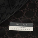 Gucci Jackie Vintage Medium Black GG Canvas And Leather Shoulder Bag