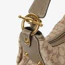 Gucci Jockey GG Canvas Medium Hobo Bag