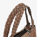 Gucci Leather Bamboo Bar Braided Handles Tote Bag