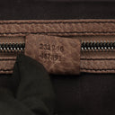 Gucci Leather Bamboo Bar Braided Handles Tote Bag