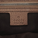 Gucci Leather Bamboo Bar Braided Handles Tote Bag