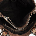 Gucci Leather Bamboo Bar Braided Handles Tote Bag