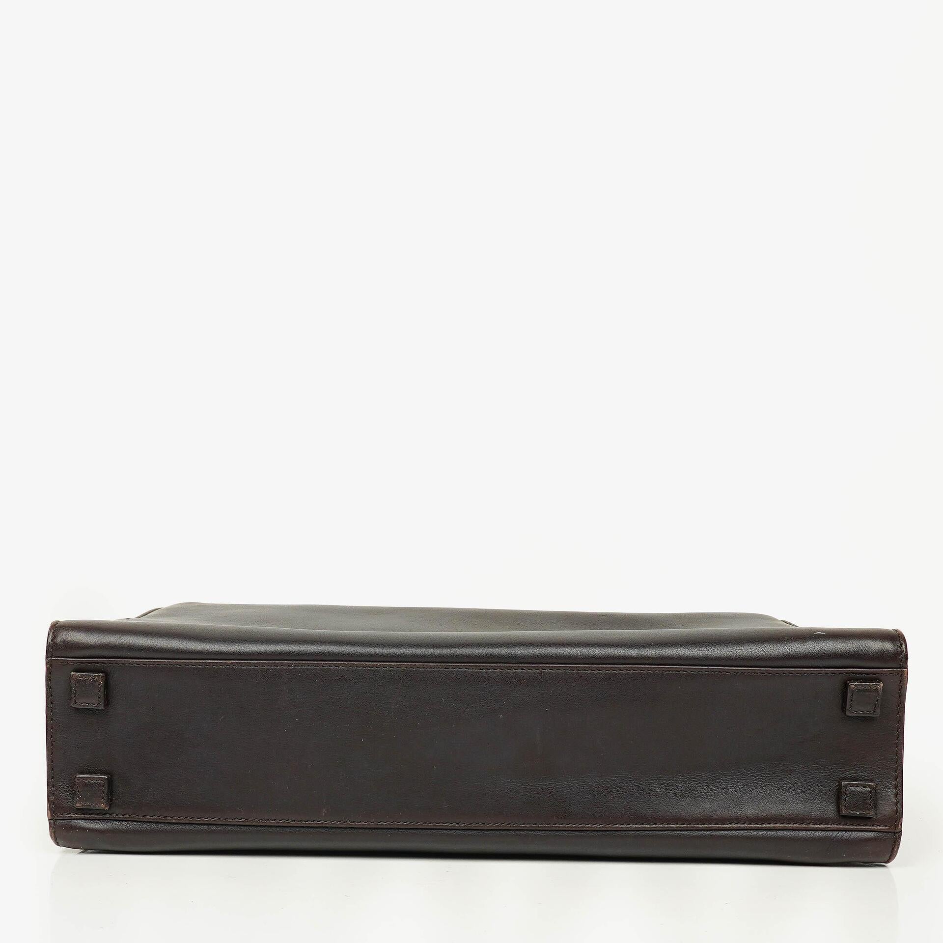 Gucci Leather Bamboo Top Handle Bag